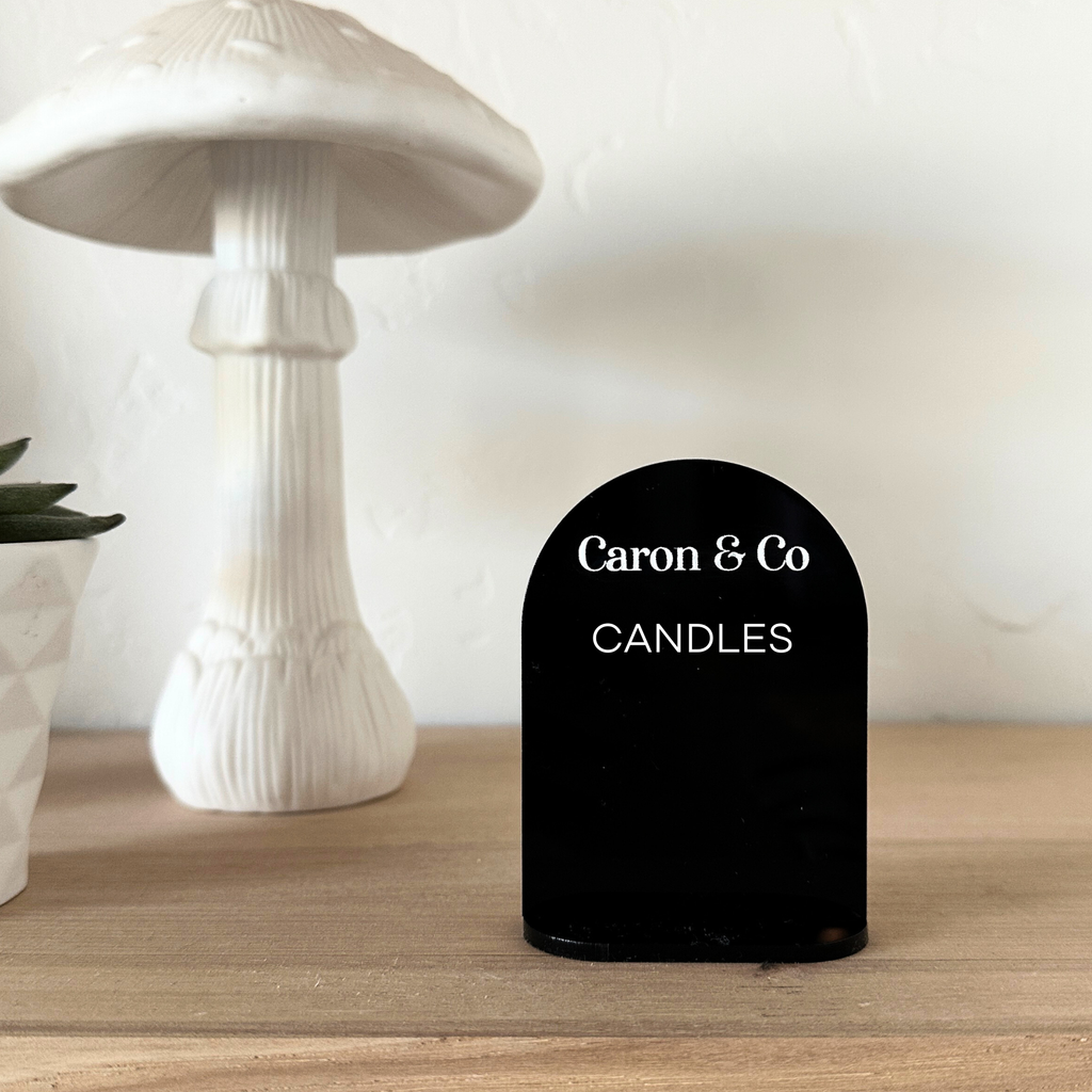 Custom Acrylic Price Display Stand with Logo