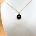 Cactus 18K Gold Plated Charm Necklace - Pearl Collection