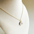 18K Gold-Plated Tooth Charm Necklace – Customizable Dental Gift