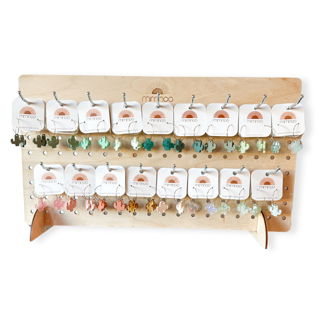 MKS Cactus Earrings Acrylic