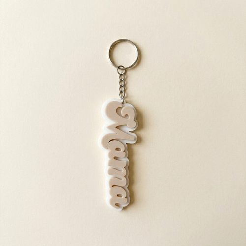 Acrylic Handmade Keychain/Name Tag Mama