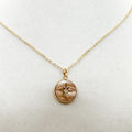 North Star Necklace Blue Collection | Pearl Acrylic & Gold-Accented