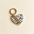 Best Mom Ever Cheetah Heart Bag Charm & Keychain