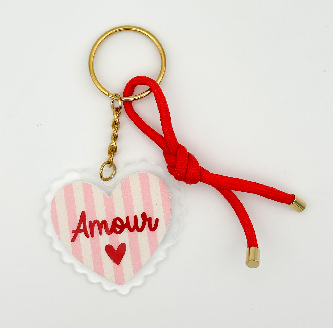 Amour Heart Keychain & Bag Charm – Special Edition | Miminoo Jewelry