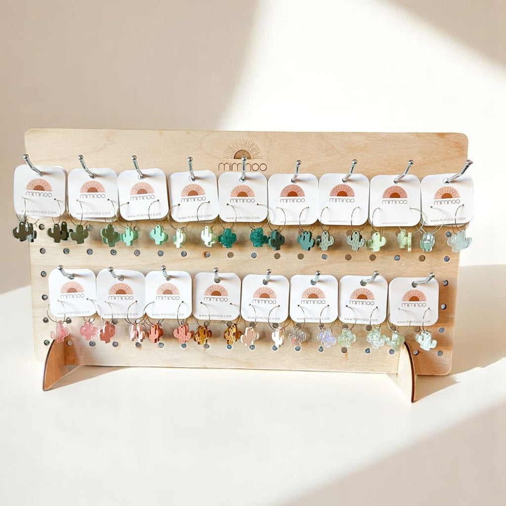 MKS Cactus Earrings Acrylic