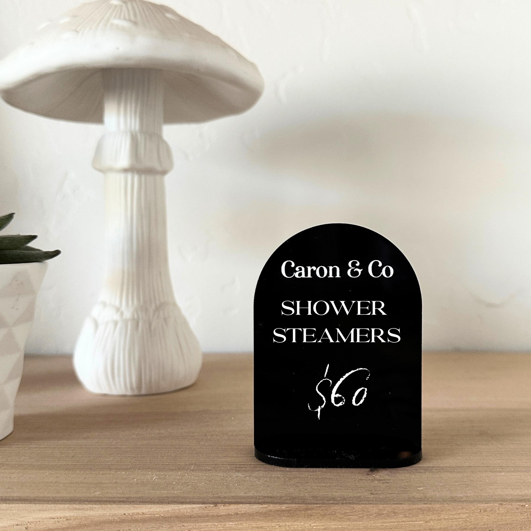 Custom Acrylic Price Display Stand with Logo
